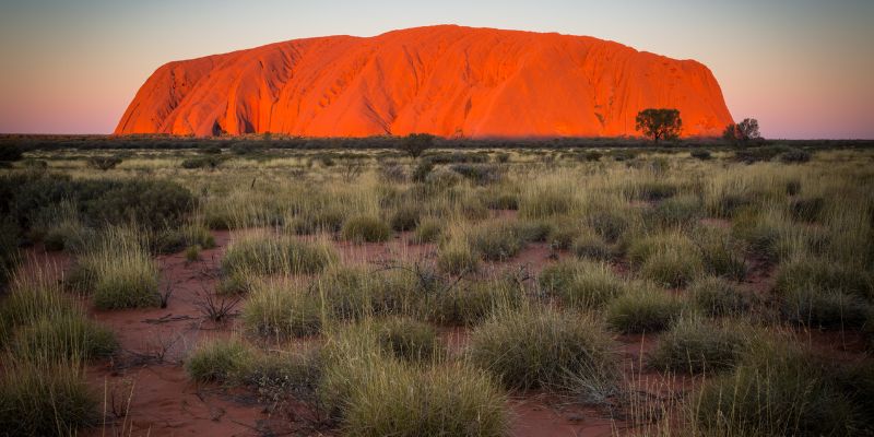 Ayers Rock, la roccia sacra degli aborigeni nel deserto australiano