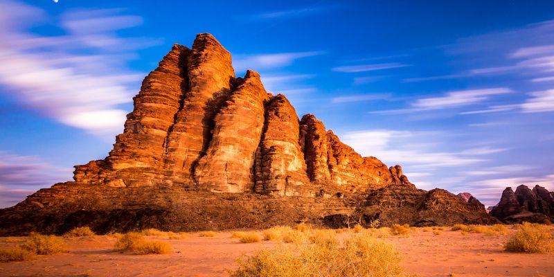 Giordania, una notte nel deserto del Wadi Rum