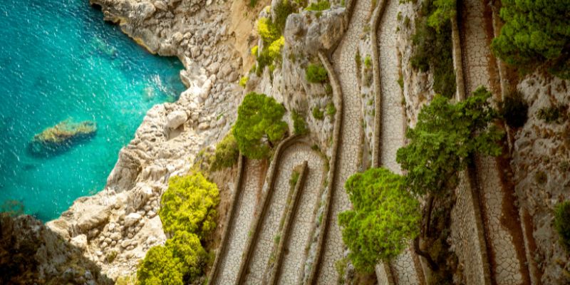 Via Krupp un sentiero affascinante da ammirare sull’isola di Capri