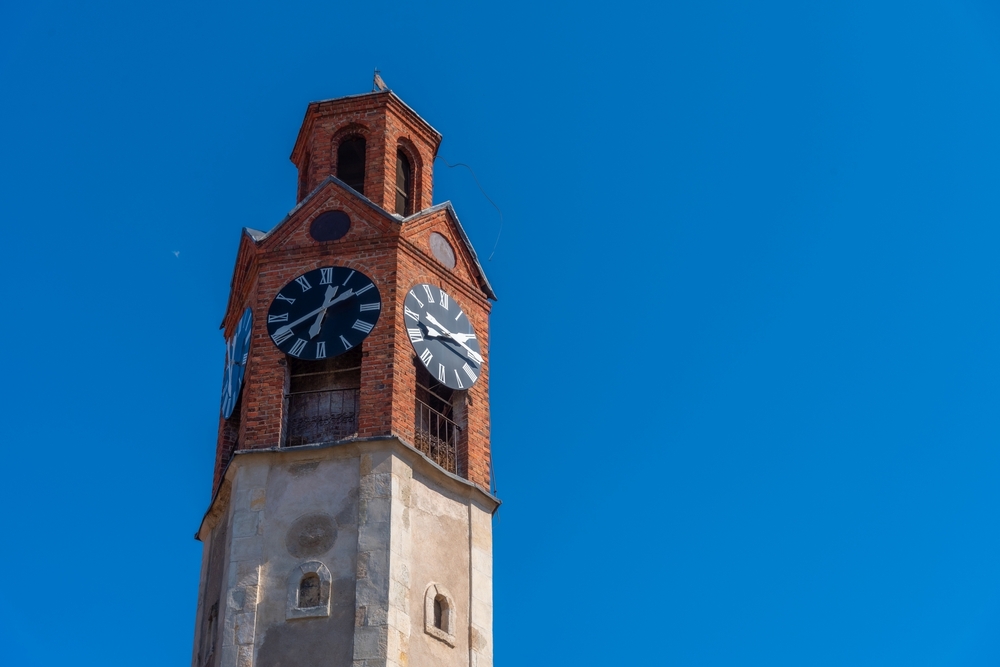 La torre dell'orologio di Prishtina